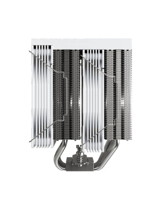 ����� 1STPLAYER FROST BITE FB12DS-6 White / 6HPx6mm, dual tower, 250W TDP, 2x120mm fans, 800-2300 RPM, 70.15 CFM, 34.8 dBA / FB12DS-6-WH