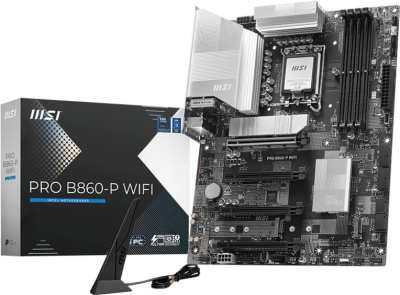 ����������� ����� MSI PRO B860-P WIFI, Socket-1851, Intel B860, ATX, Ret