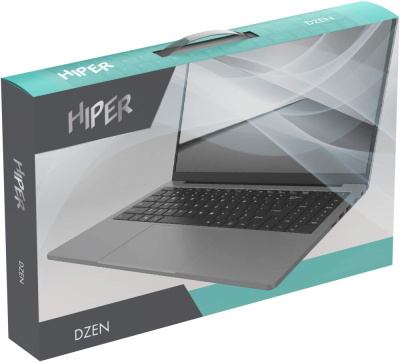  HIPER Dzen, 15.6" (1920x1080) IPS/Intel Core i7-1165G7/16 DDR4/512 SSD/Iris Xe Graphics/Windows 10 Pro,  [H1569O7165WMP]
