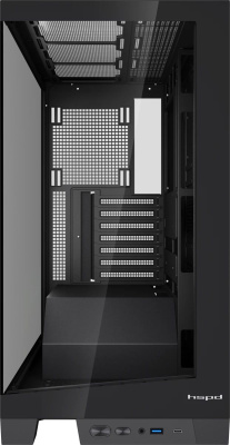 ������ �� HSPD F550-TGBK, Midi-Tower, ��� ��, Black