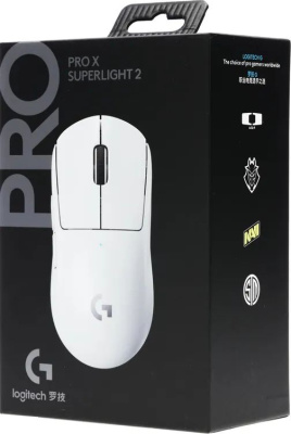 ���� Logitech G Pro X Superlight 2 ����� ���������� 32000dpi �������. USB 4but (910-006642)
