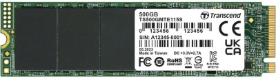 ���������� SSD 500Gb Transcend TS500GMTE115S, PCI-E 3.0 x4, M.2 2280