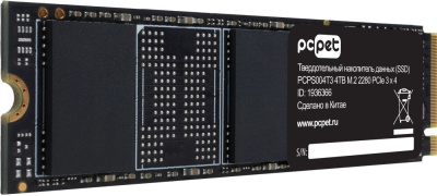 ���������� SSD  4Tb PC Pet PCPS004T3, PCI-E 3.0 x4, M.2 2280, OEM