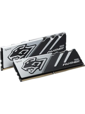 ����������� ������ Apacer DDR5 32GB 5200MHz DIMM Panther Gaming Memory CL40 1.25V Kit (2x16GB) (Retail) 2048*8  Heat Sink (Retail) 3 years (AH5U32G52C5227BAA-2)