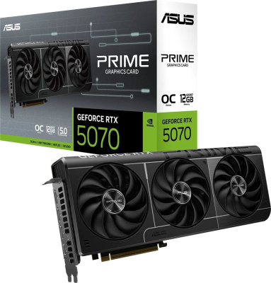 ���������� ASUS NVIDIA GeForce RTX 5070 PRIME-RTX5070-O12G 12��, GDDR7, OC, Ret 90YV0M10-M0NA00