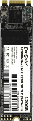 SSD ���� ExeGate A2000MNext 120Gb M.2 2280 3D TLC (SATA-III)