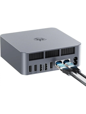 ����-�� Beelink EQi12, Intel Core i5-1235U/16 �� DDR4/500 �� SSD/Intel Iris Xe Graphics/��� ��, ����� (BL/EQi12-D4/1235U/16G/500G/Milky Grey)