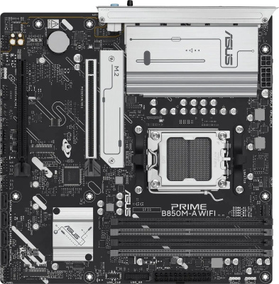 ����������� ����� ASUS PRIME B850M-A WIFI, SocketAM5, AMD B850, mATX, Ret 90MB1LN0-M0EAY0