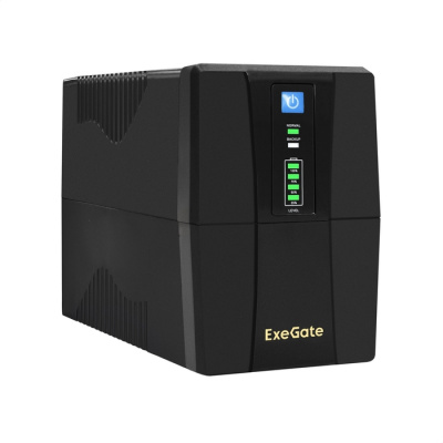 ��� ExeGate Power Back BNB-1000.LED.AVR.4C13 (1000VA/550W, LED, AVR, 4�C13, Black) (EX292783RUS)