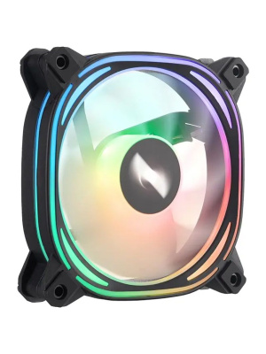 ���������� 1STPLAYER FB7 Black / 120mm ARGB 3pin 5V PWM 4pin 12V 600-1800rpm 45.12cfm 47.2dBA / FB7-BK / BULK
