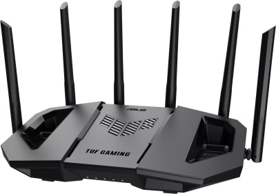 Wi-Fi ������ ASUS TUF-BE9400, Wi-Fi 7, BE9400, 2.4/5/6���, 3 LAN, ������ (90IG0A30-MO9C00) 