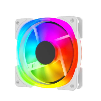 ���������� Powercase (CM21-14W ARGB) White 140x140x25�� (PWM, 4pin +ARGB Sync, 800-1500�