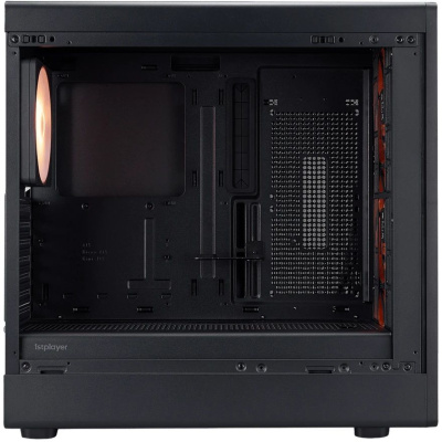 ������ 1STPLAYER AU8 ARGB Black / E-ATX / 4x140mm ARGB fans / AU8-BK-4FE7-14