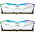   DDR5 TEAMGROUP T-Force Delta RGB 96GB (2x48GB) 6800MHz CL36 (36-46-46-84) 1.4V / FF4D596G6800HC36DDC01 / White