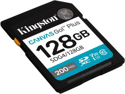 ���� ����� SDXC 128GB Kingston SDG4/128GB Canvas Go! Plus w/o adapter