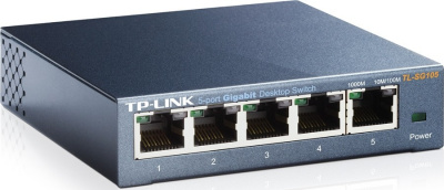 ���������� Tp-Link TL-SG105 5 ������ RJ45 10/100/1000 ����/�, ������������� ������