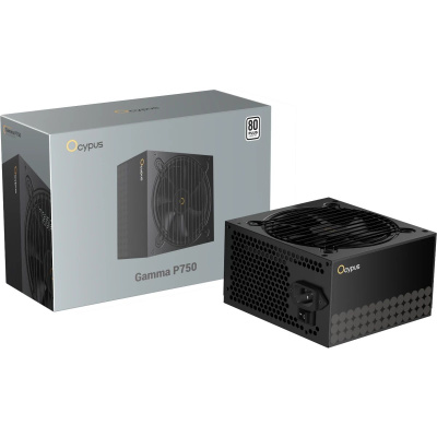 ���� ������� 750W Ocypus Gamma P750, 80+ Standard, ������, retail (Gamma-P750-W1HDBK024X-EU)