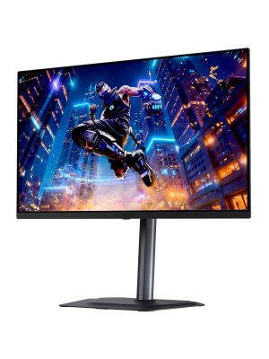 ������� Gigabyte MO27Q3 EK 27" Black (QD OLED, 2560 x 1440, 360Hz, 0,03ms, 250cd/m->1000(�������), 1500:1, 2xHDMI-2.1, DP-1.4, 3xUSB3.2, USB Type-C(18��),Pivot