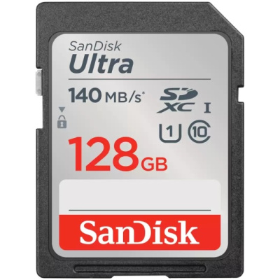 ����� ������ SanDisk Ultra SDXC Class 10 UHS-I U1 128Gb 140 MB/s