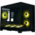 ������ XASTRA QR500M 6ARGB-FC-C6-UC Black mATX/Aquarium/ 2 Curve Glass /1x360mm+1x240mm+1x120mm ARGB PWM FM fans/ Argb+PWM HUB 6port /Type-C/ QR500M-1FA36A-1FA24A-1FC12A-C6-UC