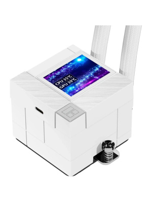 ������� ����������� ���������� Thermalright Core Matrix 360 Vision (360mm, LED, White, ARGB/ Fans: 3x120mm, 68.9CFM, 28.2dBA, 2000RPM/ Pump height 64.4mm, Rad thickness 27mm/ S: 1700, 1200, 1851, 115X, AM5, AM4)