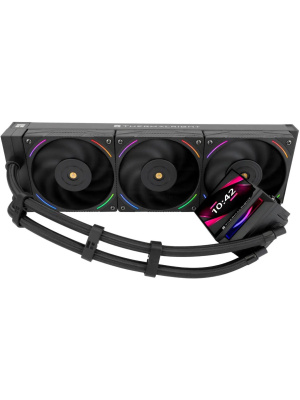 ������� �������� ���������� Thermalright Hyper Vision 360 ARGB Soc-AM5/AM4/1151/1200/2066/2011/1700 ������ 4-pin 29.6dB Al LCD Ret (H-VISION-360-BL-ARGB)