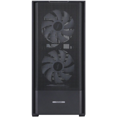 ������ 1STPLAYER AU7 ARGB Black / ATX / 2x140mm & 3x120mm ARGB fans / AU7-BK-2FA7-14-2FA7R-1FA7
