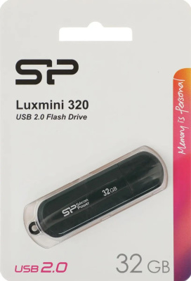 ���� ���� Silicon Power 32GB LuxMini 320 SP032GBUF2320V1N USB2.0 �������