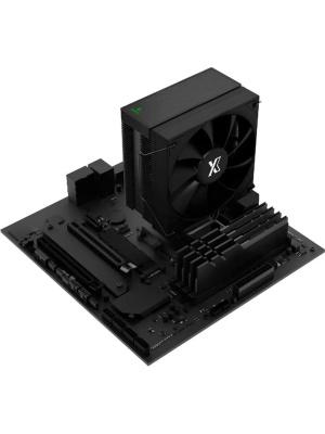 ����� XASTRA AR400 BK LGA1851/1700/1200/115X/AM5/AM4 (TDP 220W, 4 ����.������ , PWM FAN 120mm black , black heatsink) RET