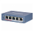  Hikvision DS-3E0505P-E/M 4 × Gigabit PoE-, 1 × Gigabit RJ45 