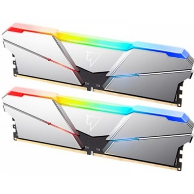 ����������� ������ Netac Shadow RGB Silver NTSRD5P56DP-32S DDR5 32Gb (2x16Gb) 5600Mhz pc-41600 CL40 1.2V 