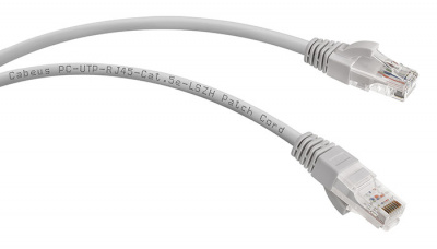 - U/UTP Cabeus PC-UTP-RJ45-Cat.5e-0.3m-LSZH,  5, 2xRJ45/8p8c, , , LSZH, 0.3