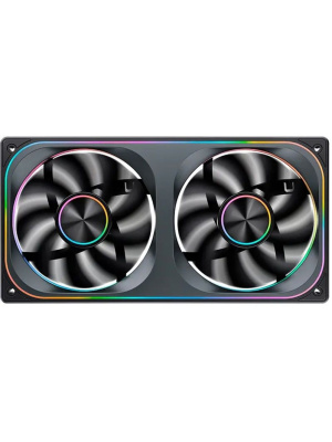 ���������� JONSBO ZA-240B (2 in 1) 120�120�28�� (PWM, ARGB LED, 700-2400��/���, ������) Retail