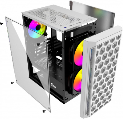 ������ Powercase Mistral Micro T3W mATX, Mini-ITX, Midi-Tower, ��� ��, � �����, ���������, 2xUSB 2.0, USB 3.0, Audio (CMIMTW-L3)