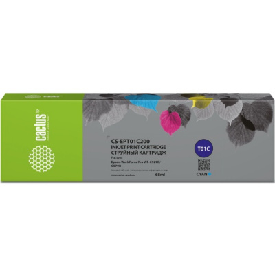 �������� �������� Cactus CS-EPT01C200 T01C ������� (68��) ��� Epson WorkForce Pro WF-C529RDTW/WF-C579RD2TWF/WF-C579RDTWF Pro