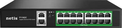 ���������� Netis P116GC (L2) 18x1����/� 16PoE+ 240W �������������