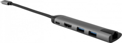 USB- Verbatim USB-C Adapter USB 3.1 GEN 1 / USB 3.0 x 2 / HDMI / RJ45 (49141)