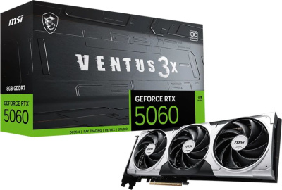 ���������� MSI NVIDIA GeForce RTX 5060 Ventus 3X OC 8Gb (RTX 5060 8G VENTUS 3X OC)