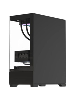 ������ Formula V Line Crystal Z1 Plus Black AR V2, ATX, Left & Front side Tempered Glass, USB3.0*1+USB2.0*1,+Type C*1, TOP 2x120mm ARGB, REAR 1x120mm ARGB