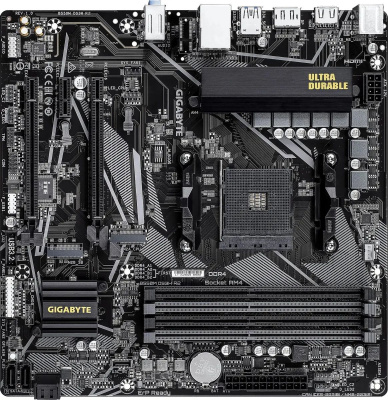 ����������� ����� Gigabyte B550M DS3H R2, SocketAM4, AMD B550, mATX, Ret