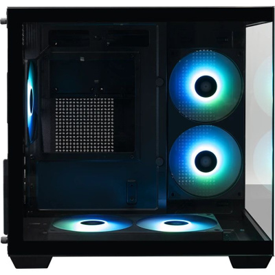 ������ XASTRA QW400M 5ARGB-FC-C6-AC Black mATX/Aquarium/Screewless/1x120mm+2x240 ARGB PWM FC fans/Argb+PWM HUB 6port/Type-C+USB3.0 (1 USB3.0 ������)/ QW400M-2FA24A-1FC12A-C6-AC