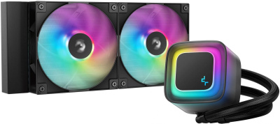 ������� �������� ���������� Deepcool LE240 V2 ARGB , 4-pin, 120��, ������, retail (R-LE240-BKAMMC-G-2)