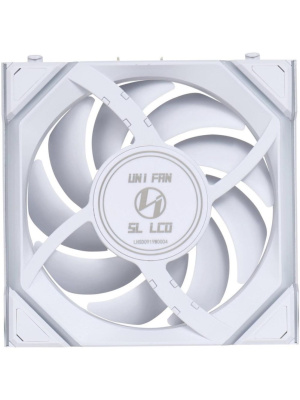 ���������� Lian Li UNI FAN SL WIRELESS LCD 120 Reverse Blade / 12RSLLCD1W1W WHITE / 120x124,5x28�� (1.6� LCD �������, PWM, ARGB, 1900 ��/��� (Max.), 31dBa) / G99.12RSLLCD1W1W.R0