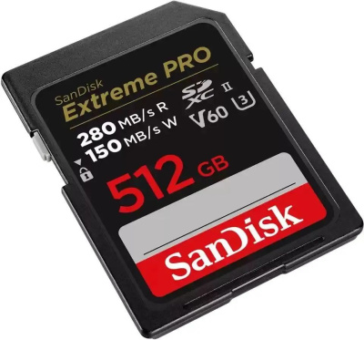 ���� ����� SDXC 512GB Sandisk SDSDXEP-512G-GN4IN Extreme Pro