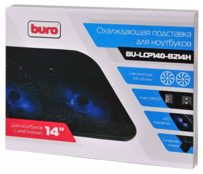 ��������� ��� �������� 14" Buro BU-LCP140-B214H ������/������� 1100��/��� 20db ������
