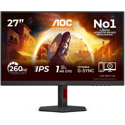 ������� 27" AOC 27G4ZR IPS, 1920x1080, 240Hz, 0.3 ms, Black