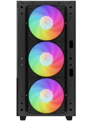 ������ Deepcool CH560 ��� ��, ������� ���� (���������� ������), 3x140�� ARGB ���������� ������� � 1x120�� ARGB ���������� �����, ������, ATX