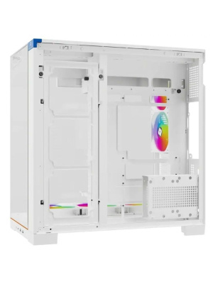 ������ Thermalright TR-A70 Vision White FAN5-C / TG / 5x120mm ARGB PWM Fans / ARGB Strip / 9.16'' LCD screen / USB TYPE-C / ATX  / TRA70VF5CW