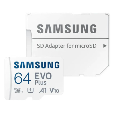 ���� ����� microSDXC 64GB Samsung MB-MC64SA EVO Plus + adapter