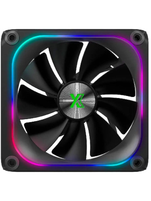 �������� ������������ (3��) XASTRA FZ120B ARGB triple pack 120x120x28�� ( PWM, FDB,ARGB, Matrix screen,����������, Daisy-chain ���������� , 800-2000 rpm, black)  BOX